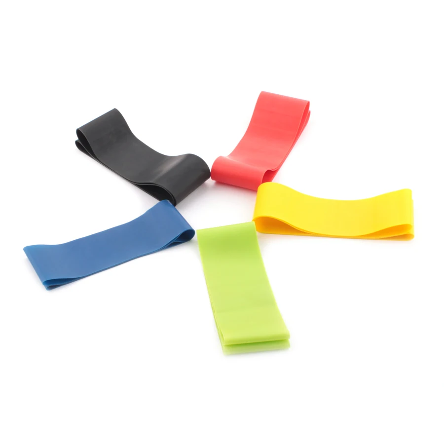 5 Colors Resistance Bands Rubber Band Fitness Gum Rubber Yoga Gym Strength Training Indoor Equipment Elastic Bands For Fitness
