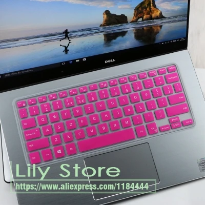 rose Силиконовый чехол протектор для Dell XPS 13-9343 9350 9360 7347 7348 7352 7353 7359 13WD 13BR /BD Xps13 9343 - Цвет: rose