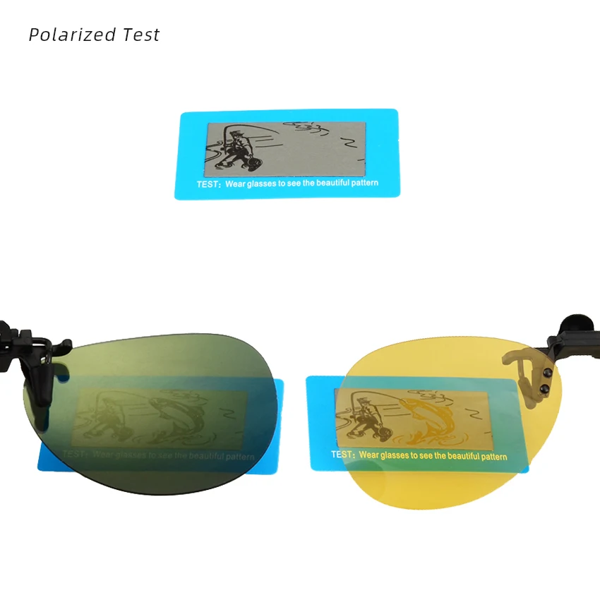 Мужские и женские поляризованные очки с клипсами, близорукие, для вождения, ночного видения, линзы, для рыбалки, солнцезащитные очки, анти-УФ, Велоспорт, клип для очков