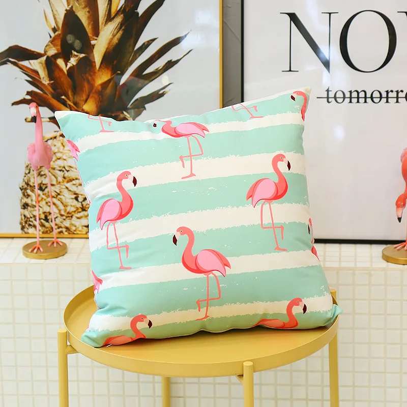 Flamingo Cushion Pillow Case Wedding Gifts for Guests Bridesmaid Gifts Baby Shower Souvenir Wedding Favors Personalized Gifts