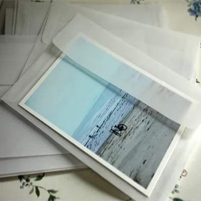 

5pcs/lot New Korea Vintage Blank Translucent vellum envelopes DIY Multifunction lovely Gift