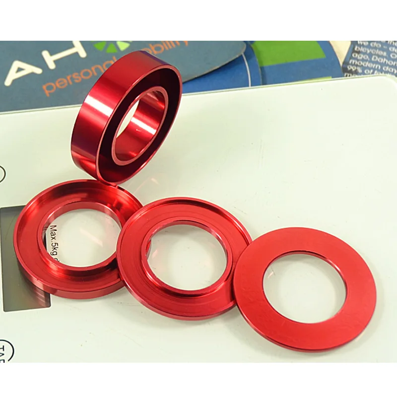 

1pcs Silverock Alloy Bike Headset Spacer 2mm 3mm 5mm 12mm for Folding Bike 44mm Bicycle Headset Parts