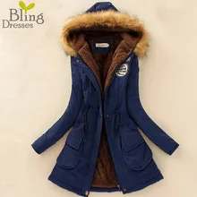 Autumn Warm Winter font b Jacket b font Women Fashion Women s Fur Collar Coats font