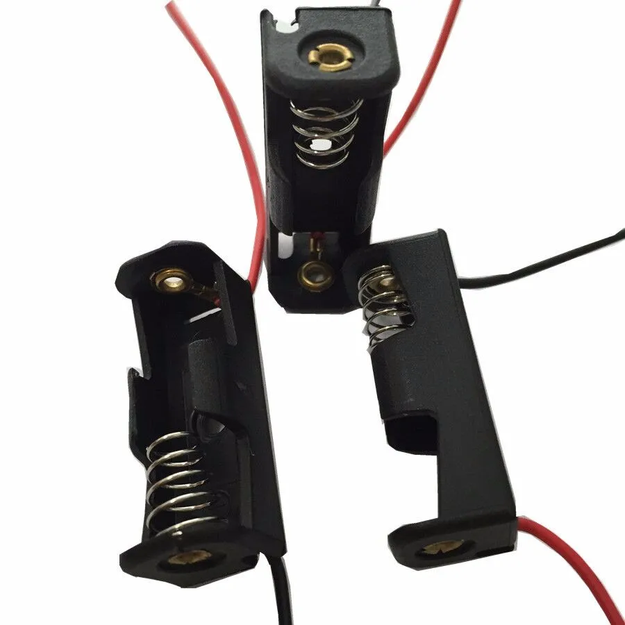 Wholesale High quality 23A 12V A23 Cell Battery Clip Holder Box Case 100pcs/lot free shipping