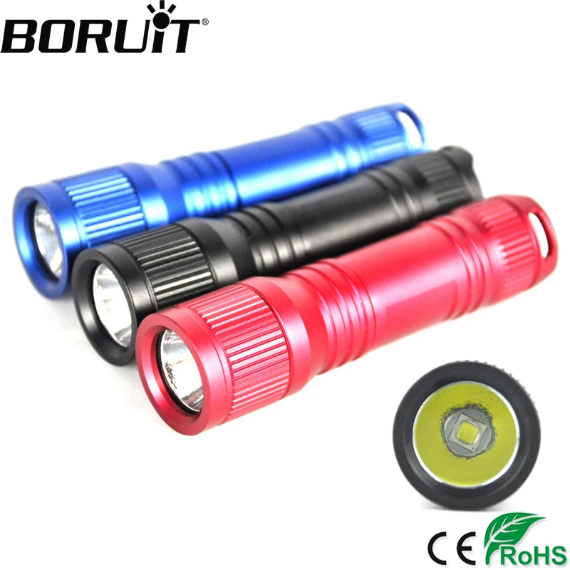 

BORUiT D560 2000LM XM-L2 LED Mini Scuba Diving Flashlight Underwater 150M Torch Diver Portable Lantern by 14500 Battery