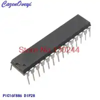 10 teile/los PIC16F886-I/SP PIC16F886ISP PIC16F886 16F886-I/SP DIP28 Auf Lager