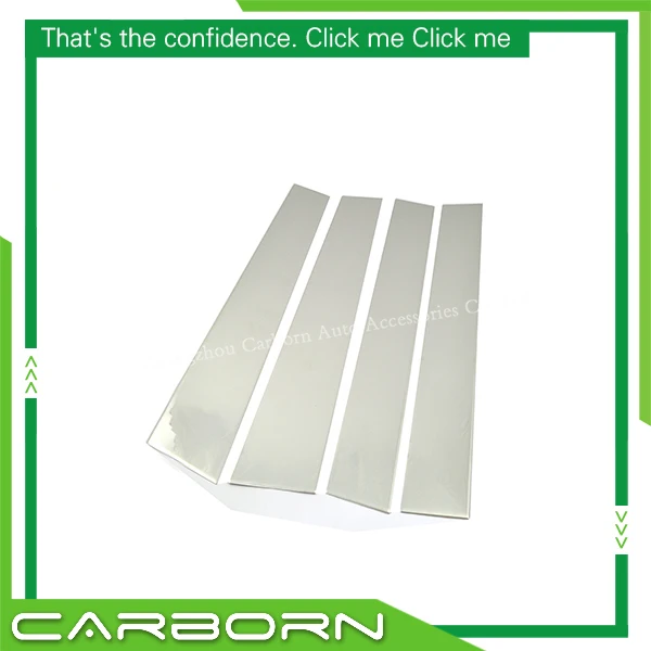 

For Nissan Titan 2004-2009 304 Stainless Steel Car Window Pillar Post Trim-4 pieces