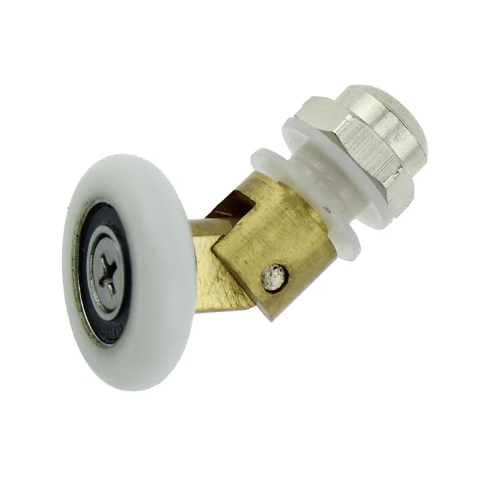 

4X 25MM OLD SHOWER DOOR SINGLE WHEELS ROLLERS RUNNERS PULLEYS PARTIALITY