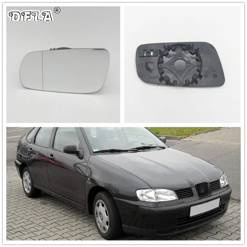 Для SEAT Cordoba MK1 Facelift 1999 2000 2001 2002 автомобилей Stying задняя сторона зеркала с подогревом Стекло левой стороны водителя