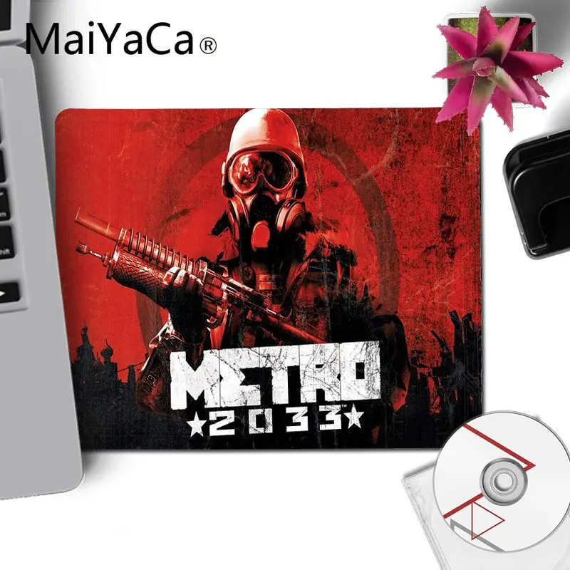 MaiYaCa metro 2033 игровой компьютерный игровой коврик для мыши Гладкий блокнот для письма настольные компьютеры мат игровой коврик для мыши Аниме Коврик для мыши - Цвет: No Lock Edge18x22cm