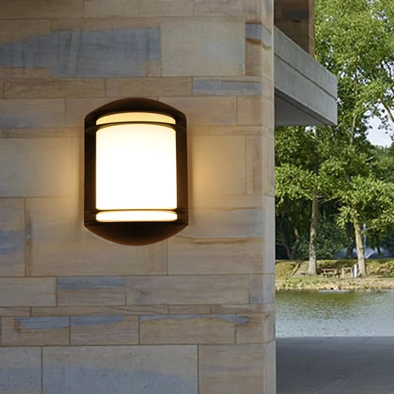 Lâmpada de Parede ao ar Conduziu a Luz da Parede do Jardim Livre Impermeável Arandela Pátio E27 Villa Varanda 12 w Interior Luz Ip65 Ac90-260v 10 12 w interior conduziu a luz da parede do jardim varanda luz