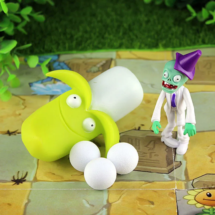24 28 шт. новая игра PVZ Растения против Зомби Peashooter ПВХ фигурка модель игрушки Аниме Фигурка горох Подсолнух Дыня 10 см - Цвет: 24