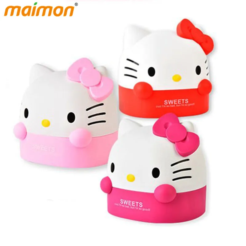 

Cute Kitty Cat Tissue Box Tissue Canister Home Office Desktop Plastic Tissue Container Paper Organizer Toilet Paper Holder Box
