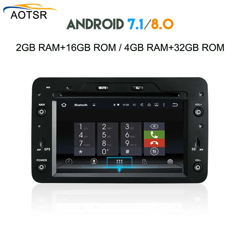 Best Android 8.0 Car dvd player head unit For Alfa Romeo Spider Alfa Romeo 159 Brera 159 2006+ Sportwagon GPS Navigation radio stereo 6