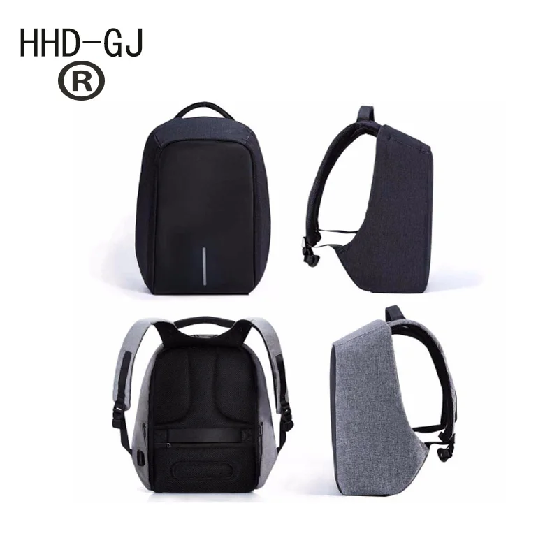 HHD GJ Anti Theft Laptop Bag Hidden Pocket Carry on Luggage Bag Men