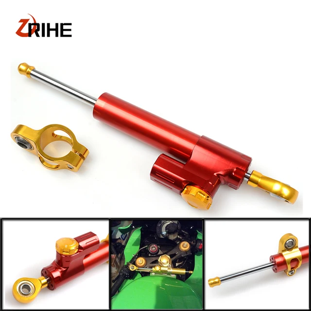 Universal Motorcycle Damper Steering Stabilize Safety Control Aluminum