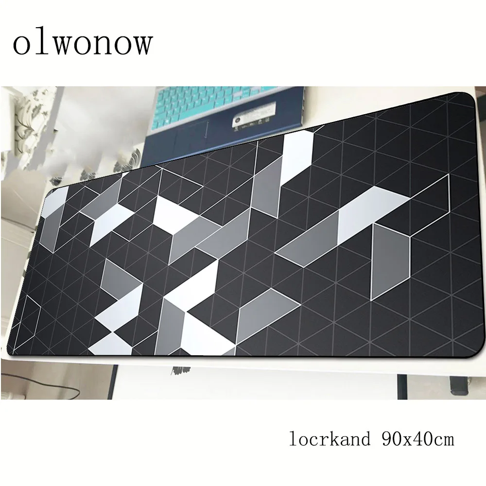 Большой коврик для мыши olwonow для офиса и дома, быстро подходит для ноутбука, компьютера, настольного планшета, клавиатуры, коврик для мыши 900x400x2 мм