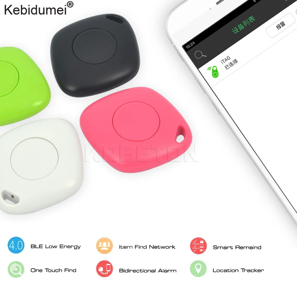 Kebidumei 2 шт. функция &quotантипотеря Беспроводной Bluetooth трекер Smart Tag ребенка мешок