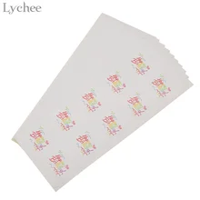Lychee 100pcs Happy Birthday Round Sticker Labels Rainbow Color Self-adhesive Gift Package Sticker Baby Shower Decoration