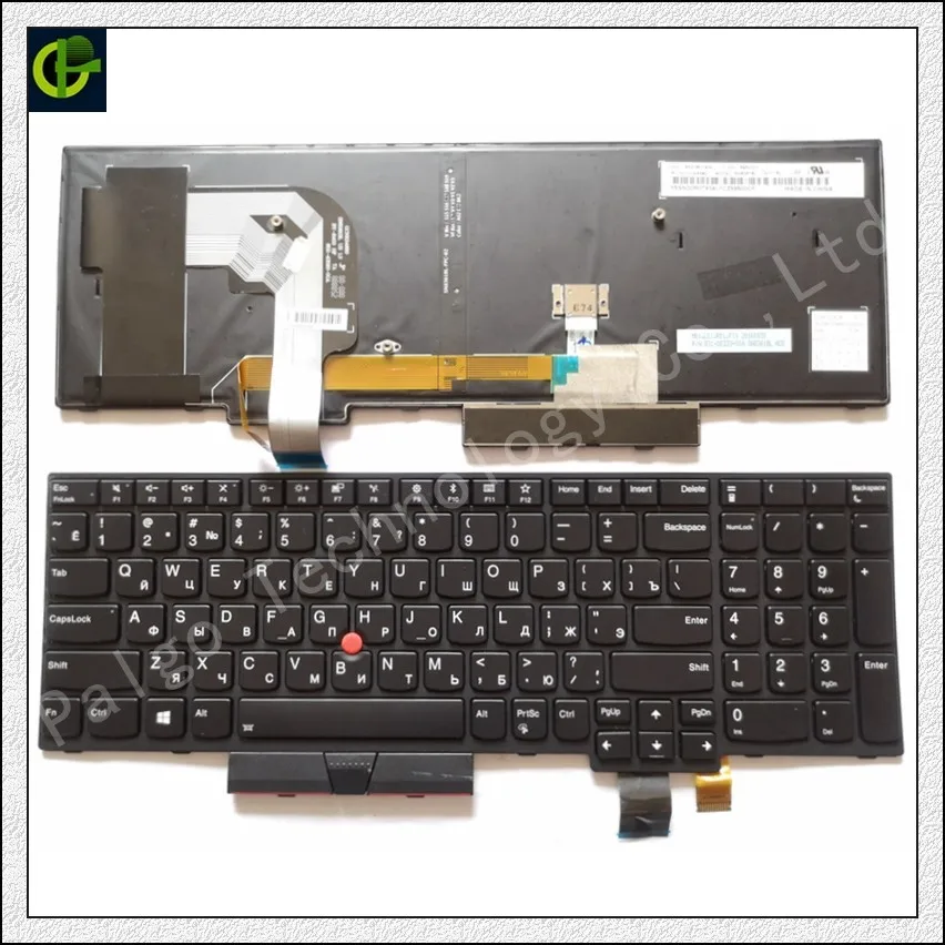 New Keyboard for Lenovo Thinkpad T580 P52s Laptop US Black Non Backlit 01HX259