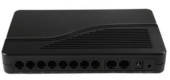 

Free Post Shipping! ATA VoIP FXS Gate way HT-882 8 FXS Ports VoIP Gate way Goip gate ways PK Linksys SPA8000