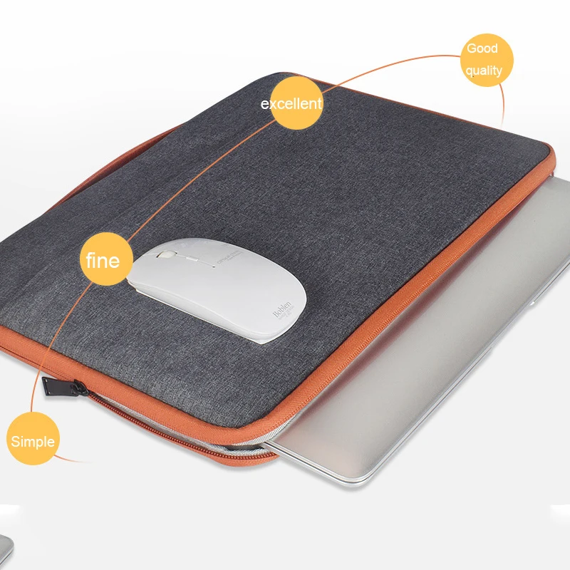 Laptop BagSleeve Case For Dell HP Macbook Xiaomi Surface Go Pro 3 4 Men Women Portable 10 11 12 13 14 15.6 Notebook Handbag (7)