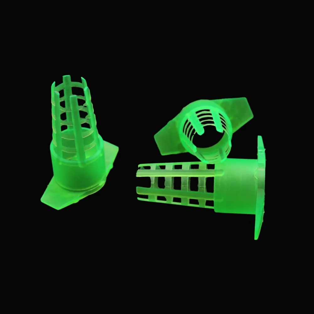 100 Pcs Beekeeping Tools Green Plastic Bee Queen Cage Protective Cover Cell Protector Cages Beekeeping Equipment