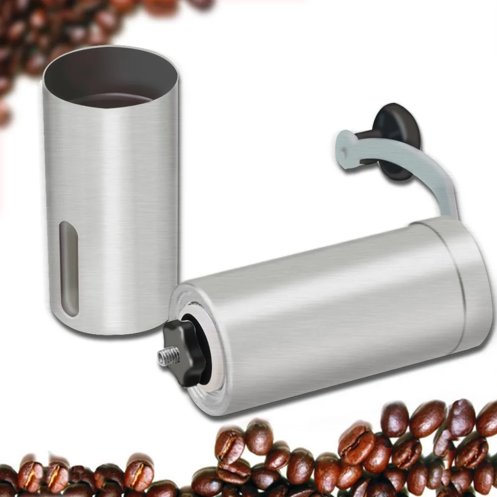 Pepper Mill Home Coffee Grinder Stainless Steel Manual Coffee Grinder Conical Burr Mill For Precision Brewing Small Office Pepper Mill Home Coffee Grinder Stainless Steel Manual Coffee Grinder Conical Burr Mill For Precision Brewing Small Office