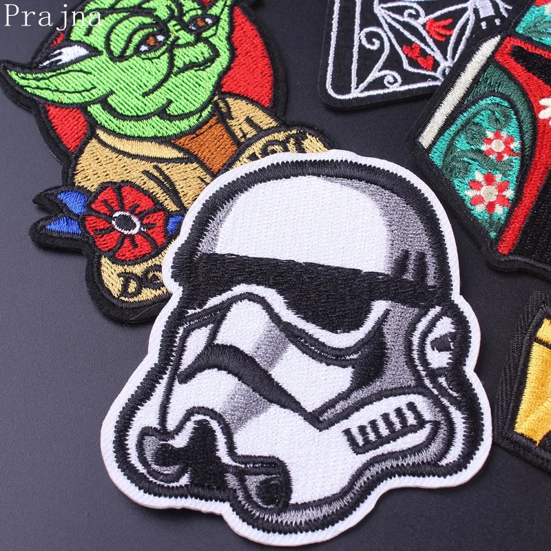 

Prajna Star Wars Patch Stalker Military Iron On Patch Ironing Embroidered Patches For Clothes Stripes Sewing Applique Stickers