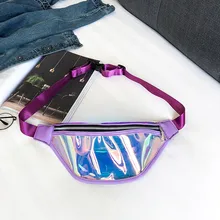 Модная нагрудная сумка женская сумка-мессенджер Милая лазерная сумка через плечо пакет пояс роскошный известный бренд женская сумка на плечо