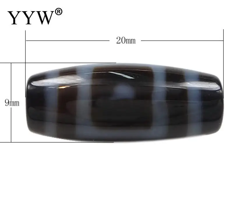 

Natural Tibetan Stone Dzi Beads Oval AAA Grade Star & Two Tone Fit Bracelet Diy Fashion Jewelry Gift Men Women 20x9x3mm