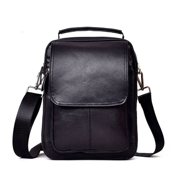 

Retro genuine leather men shoulder bag European and American casual male purse Messenger bag Crossbody bag totes bag handbag