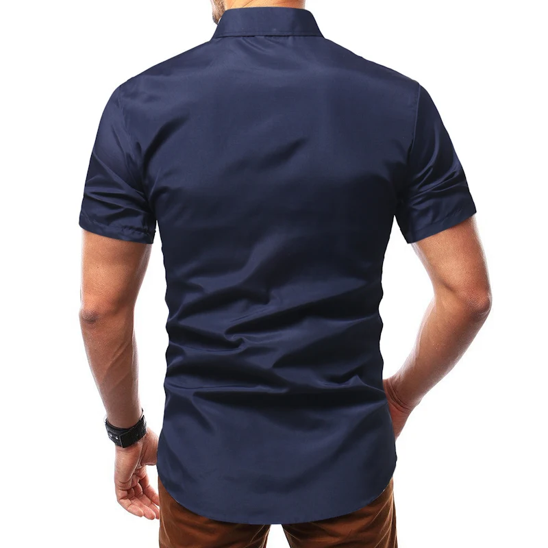 Unpadupe 2019 для мужчин рубашка личность порог платье короткий рукав Slim Fit Camisa Masculina повседневное мужской Гавайские рубашки 4XL