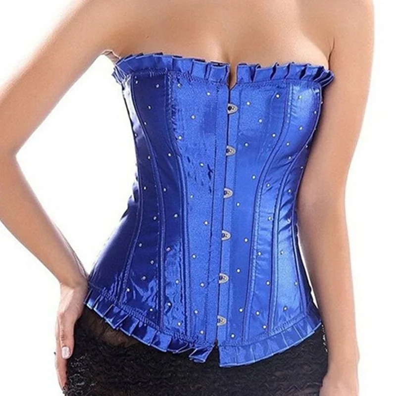 Online Buy Wholesale rhinestone corset top from China rhinestone corset