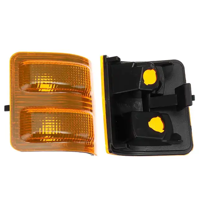 Car Pair Turn Signal Light Lens Tow Mirror Marker Light Lens Cover Rear