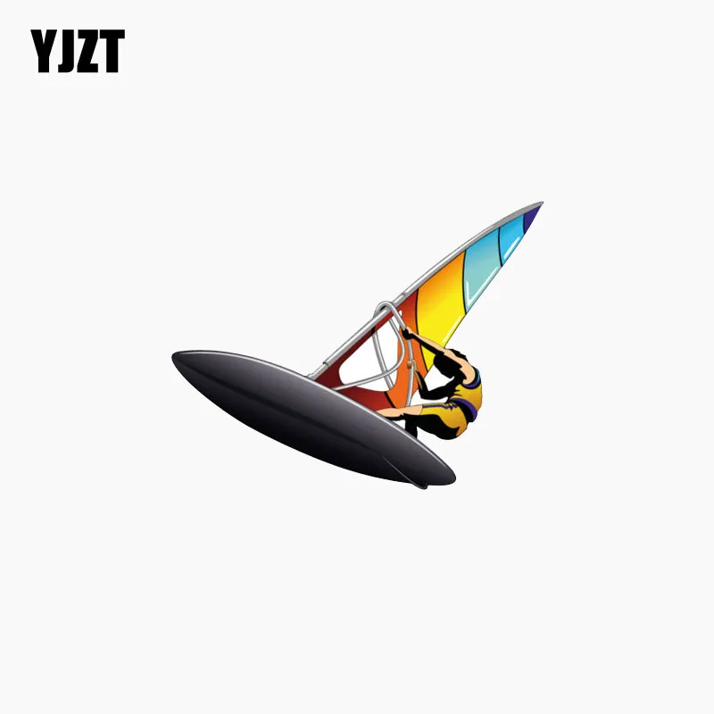 YJZT 11,2 см* 8,8 см Светоотражающая Автомобильная наклейка Windsurfer Lnterest наклейка аксессуары для мотоциклов C1-7808