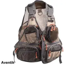 Aventik супер светильник, регулируемый сетчатый тканевый рыболовный жилет, универсальный размер, многофункциональный, с мутильным карманом, для улицы, для ловли рыбы