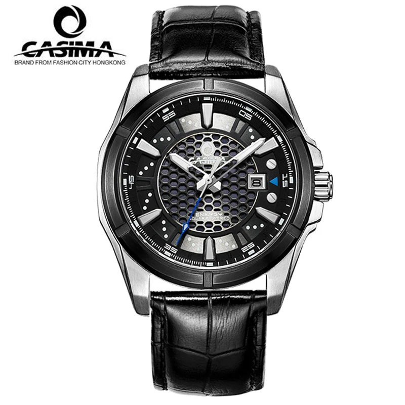 

Luxury Brand CASIMA Men Watches montre homme Sport Solar Energy Quartz Watch Men 100m Waterproof Male Clock reloj hombre