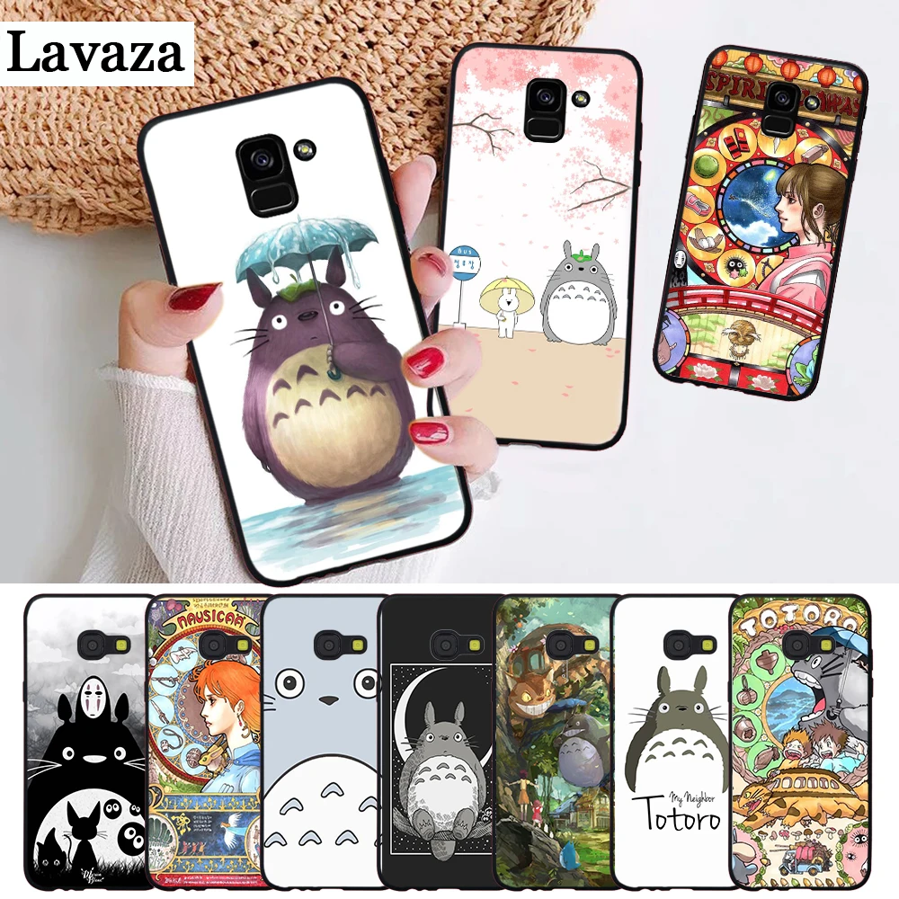 

Lavaza Spirited Away and Totoro Silicone Case for Samsung A3 A5 2016 2017 A6 Plus 2018 A7 A8 A9 A10 A30 A40 A50 A70 J6