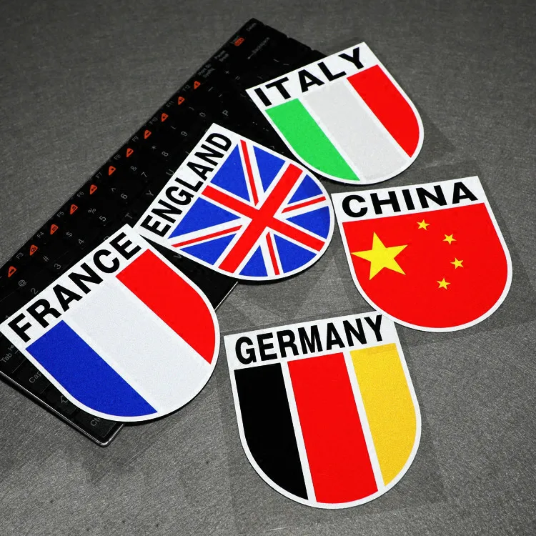 

GalonDeco MOTO GP Sticker Motorcycle Trunk Sticker Decals National Flag Reflective Sticker Car Door Waist Line Rear Windshield