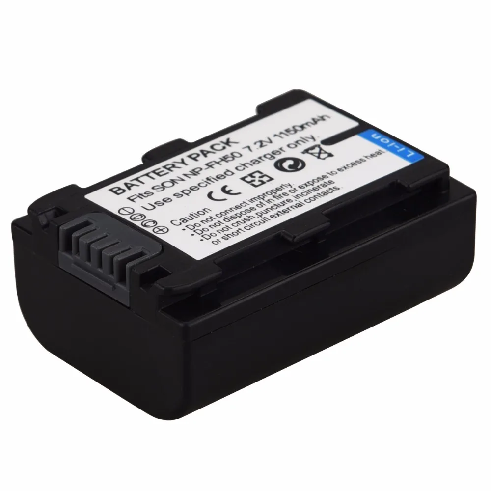 

1pc 1150mAh NP-FH50 NPFH50 NP FH50 Digital Camera Replacement Li-ion Battery For Sony NP-FH50 NP FH50 Camera Battery