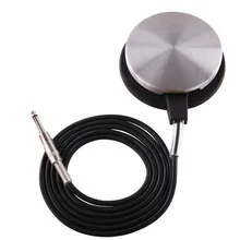 Высокое качество круглый из нержавеющей стали татуировки педаль для татуировки питания