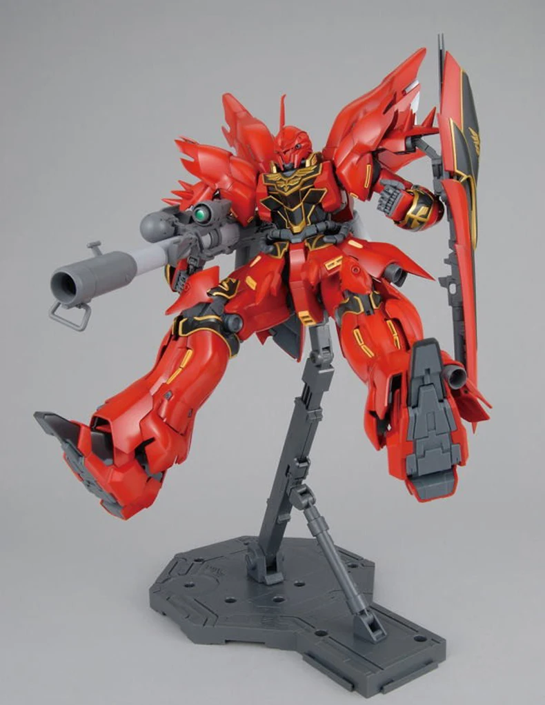 GaoGao аниме мобильный костюм Sinanju Gundam MSN-06S MG 1/100 Модель робот головоломка Собранный DIY Фигурки Коллекция игрушек подарок