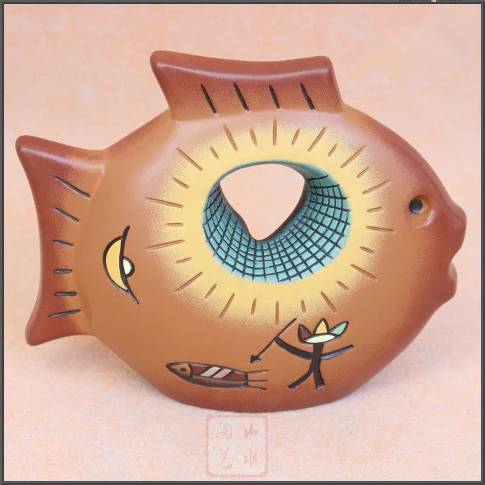 Fish Love Lucky креативный подарок китайский керамический Китай украшение ручной работы художественное искусство ден настольные украшения уникальный подарок Сюрприз подарок