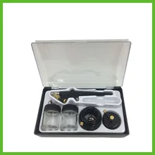 SAT5115 Набор для двойного действия, насадка 0,8 мм, Аэрограф Для надавливания, инструменты «сделай сам» для рисования тортов, мини-пистолет