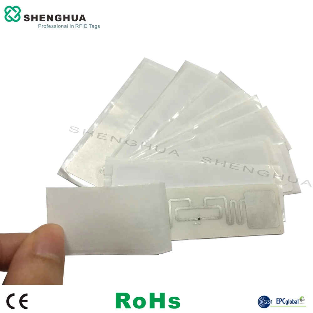 10 штук упак. RFID этикетка UHF стикер Alien 9622 H3 чип пустой для печати длинный Диапазон