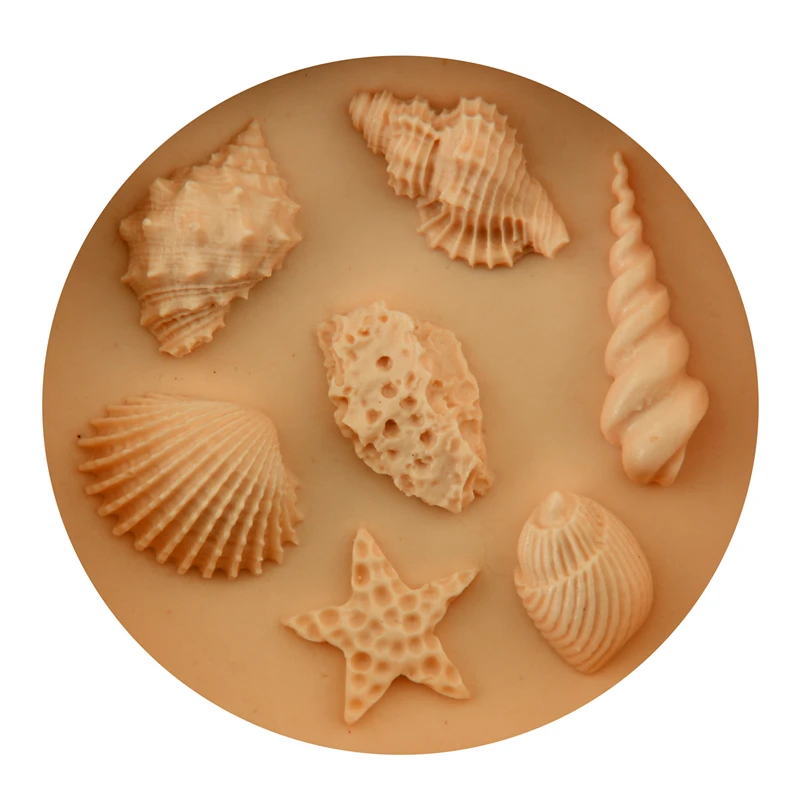 EPASUN 3D силиконовая форма для мыла в виде раковины животных Морская звезда форма Сделай Сам форма для изготовления помадки Полимерная глина DIY плесень инструменты для украшения