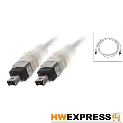 Практичный кабель длиной 56 5 дюйма со штекером на штекер 4 Pin Firewire IEEE 1394 |