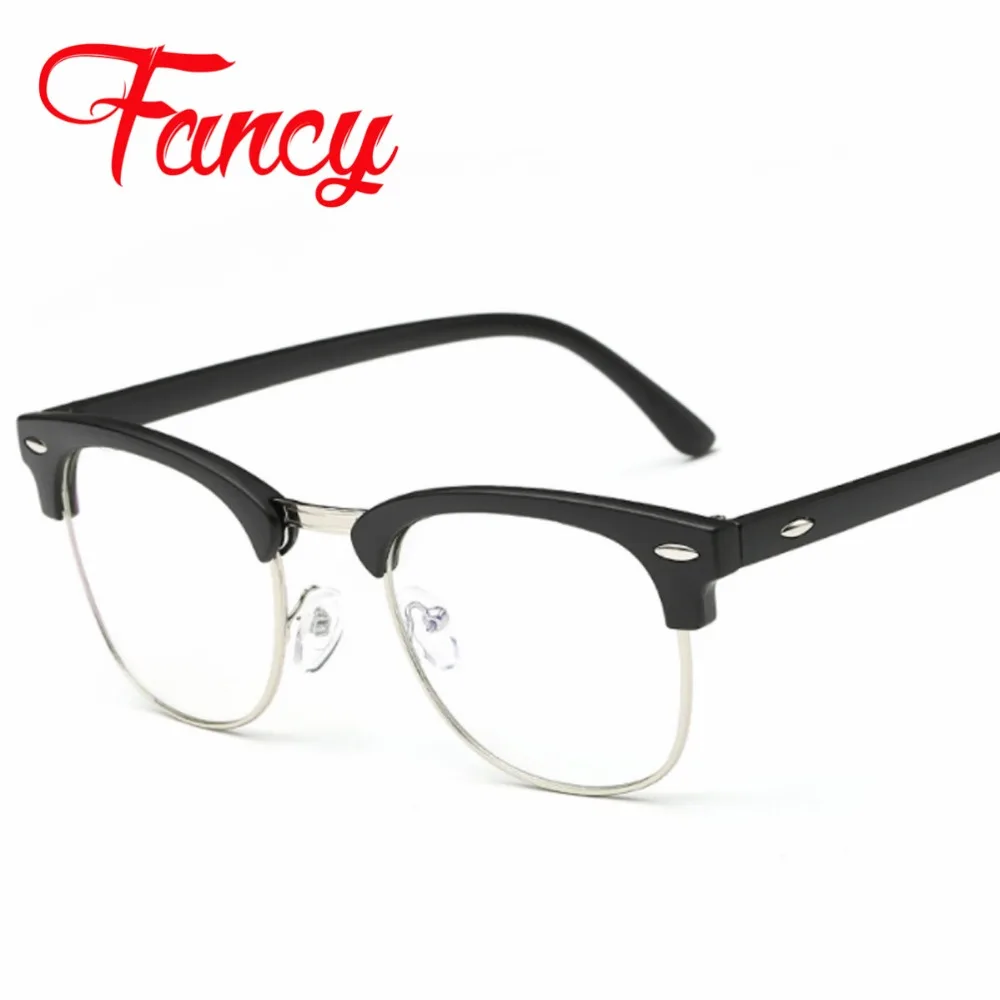 

Computer Glasses Protection For Women Men Spectacle Frame Anti Blue Ray Clear Fashion Eyeglasses Oversize Blue Light Blocking