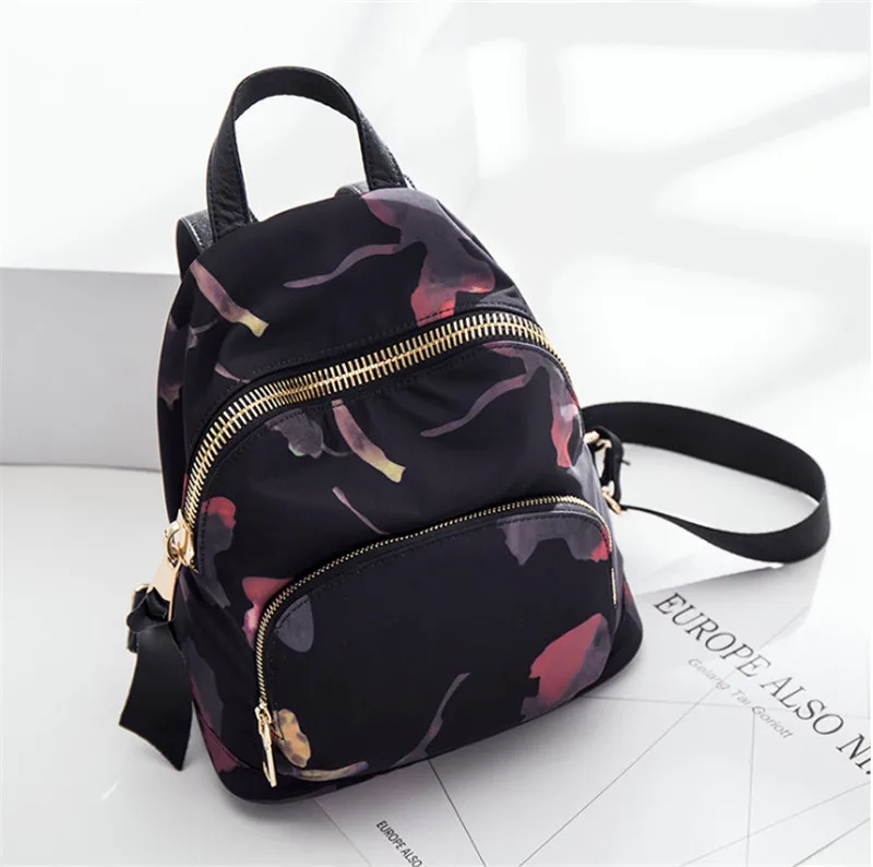 

women's new fashion South Korean nylon Schoolbag Oxford knapsack Mini personality small Backpack.